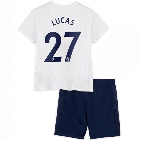 Camisola Tottenham Hotspur Lucas Moura 27 Criança Equipamento Primeiro 2021-2022 Manga Curta